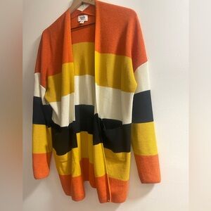 Colorful Striped Women's Cardigan